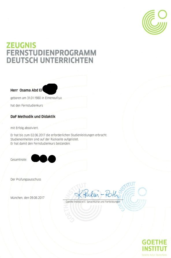 DaF Methodik und Didaktik Goethe